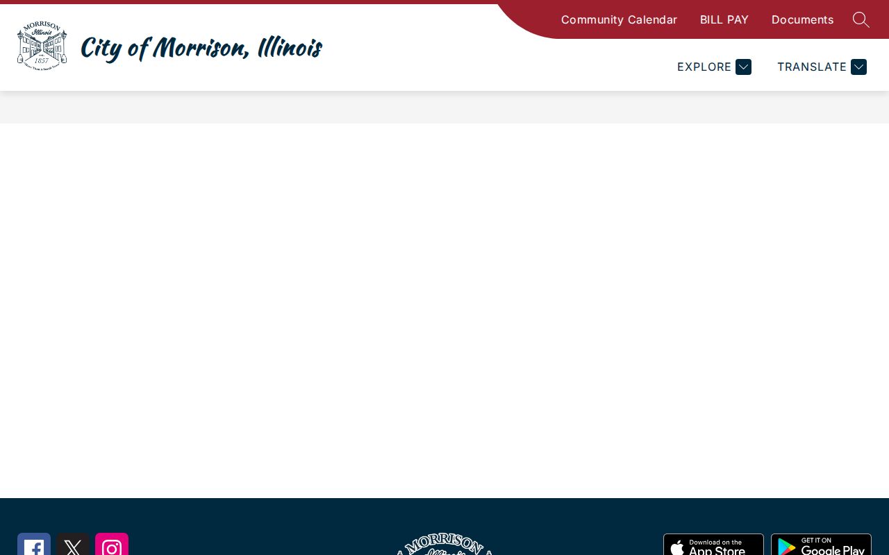 Morrison Illinois Freedom of Information page for Morrison arrest record requests